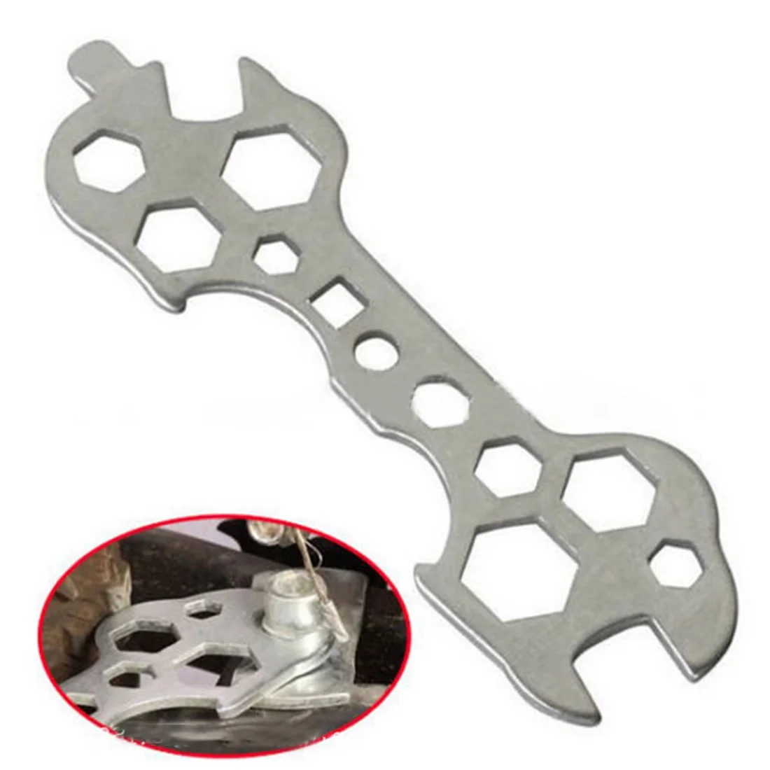 Spanner 15 in 1 Practical Multi Functions Bicycle Cycling Bike Flat Hexagon Wrench Set Steel Hand Repair Tool Kits