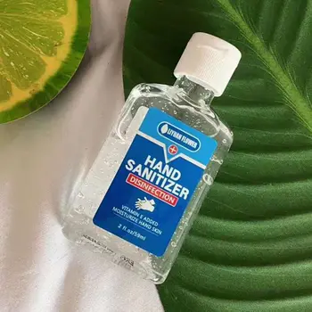 

59ml Portable Hand Sanitizer Gel Anti-Bacteria Quick-drying Wash Free Refreshing Disposable Sterilization Disinfectant Liquid
