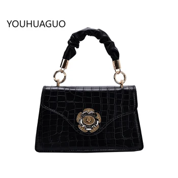 

Luxury Stone Pattern Handbags Women Shoulder Bags Fashion Designer Hand Bag Totes 2020 New PU Leather Messenger Bag Female Purse