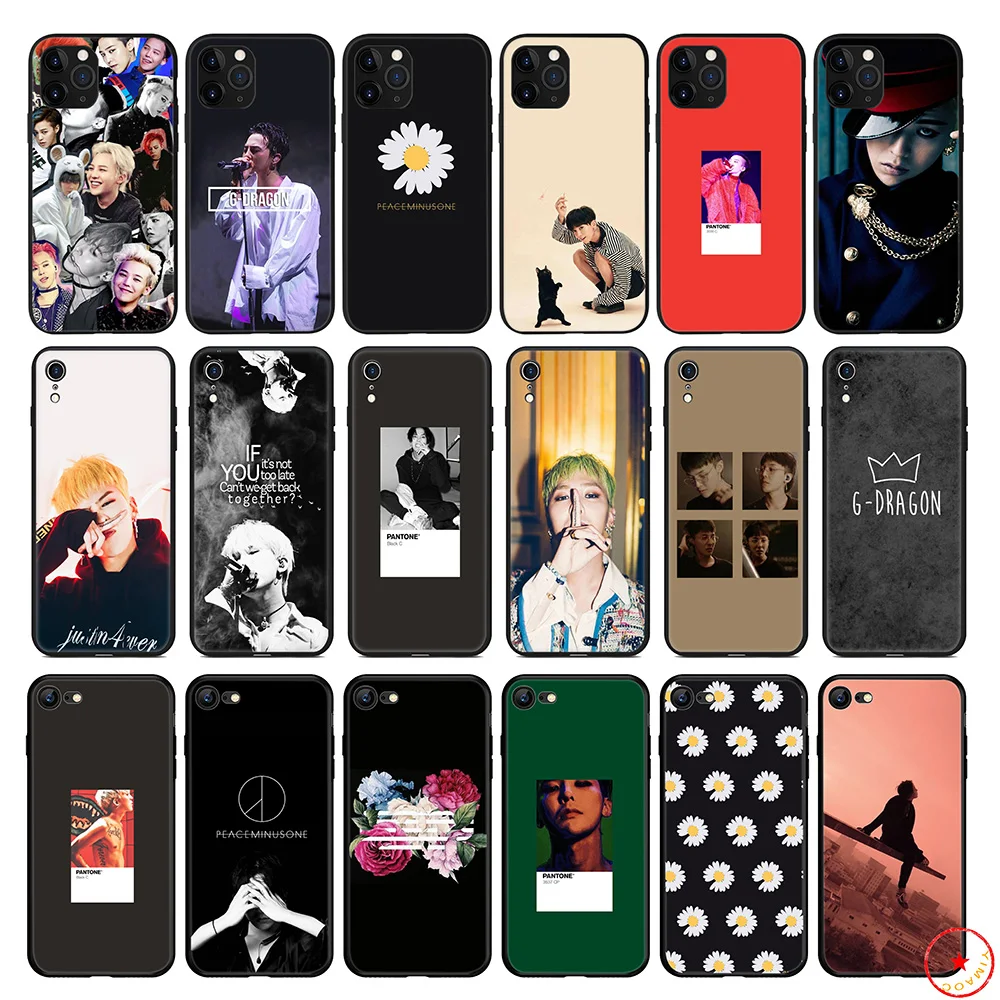 GD Bigbang G Dragon Soft Silicone Phone Case for iPhone 11 Pro Xs Max X or 10 8 7 6 6S Plus 5 5S SE Xr 7Plus Cover |