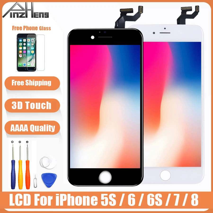 AAAA Original Color Screen LCD For iPhone 5s 6 6s 7 8 LCD Display Assembly Digitizer No Dead Pixel With 3D Touch Replacement LCD AAAA Original Color Screen LCD For iPhone 5s 6 6s 7 8 LCD Display Assembly Digitizer No Dead Pixel With 3D Touch Replacement LCD