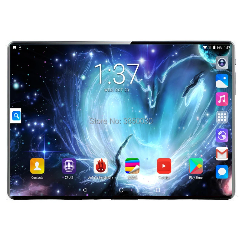 10.1 inch tablet PC 3G 4G LTE Android 9.0 Deca Core metal tablets 8GB RAM 128GB ROM WiFi GPS 10 tablet IPS WPS