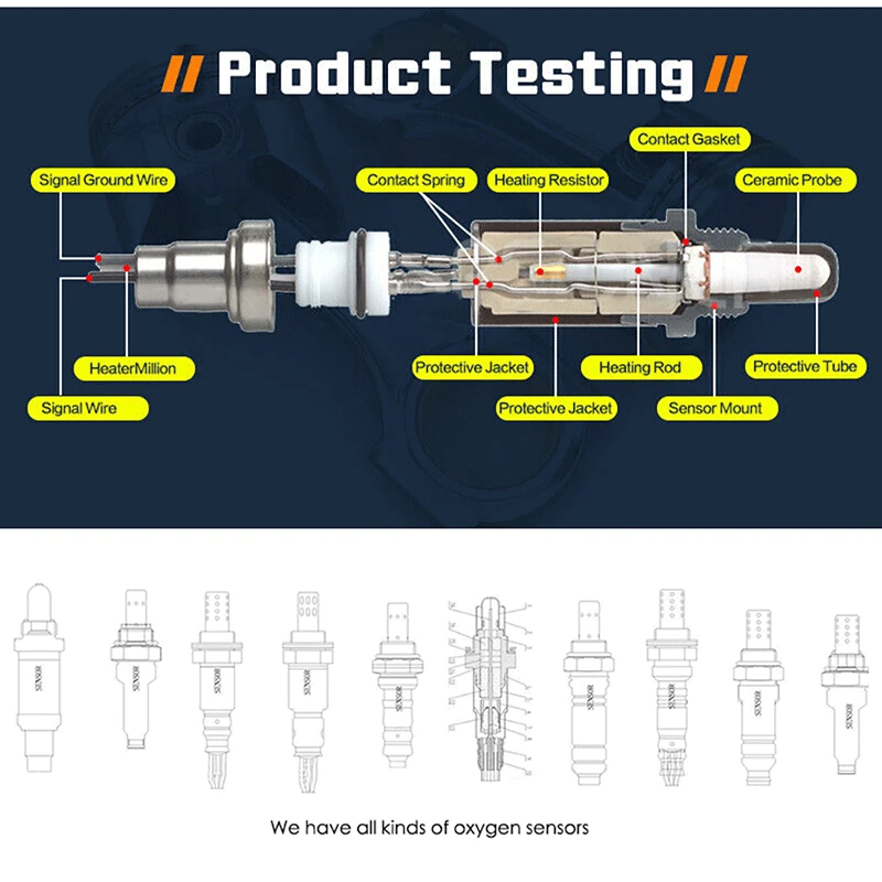 234-4084 4 провода O2 кислородный датчик 1 передний вверх по тесту с подогревом Lambda для трекера Suzuki Grand Vitara XL-7 2,0 автозапчасти 234-4731