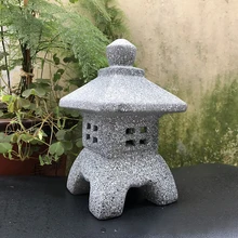 Подсвечник садовый орнамент ремесла патио керамический пагода декоративный светильник свободно стоящий Маяк скульптура двора японский стиль