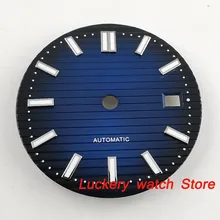 29,8 мм без логотипа синий циферблат подходит для 2824 2836 Miyota 8215 821A Mingzhu 2813 автоматический movement-BP57