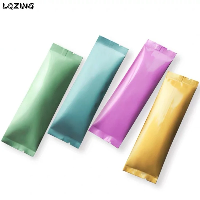 Самоклеящиеся пакеты 100 шт. карамельных цветов из алюминиевой фольги для