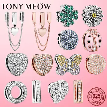 

Reflexions Charms 925 Sterling Silver Butterfly Heart Circle clip Reflexions Beads fit Mesh Charms Silver 925 Original Jewelry