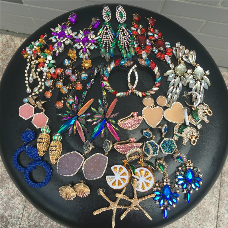 Wholesale Mixed Lots Trendy Statement Earrings For Women Korean Boho