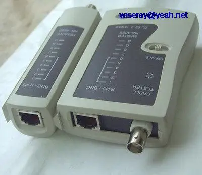 

DHL/EMS 20PCS LED 468B LAN Network Cable Wire RJ45 BNC TO BNC Tester Tests CABLE TESTER-A7