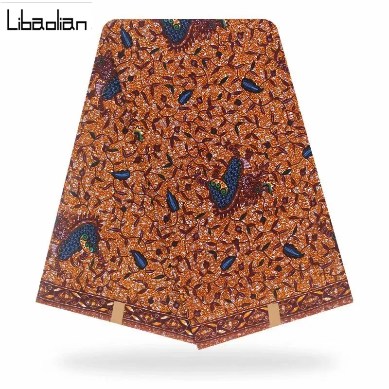 Батик воск Анкара Африканский хлопок голландский воск принты ткань настоящий воск для вечерние платья украшения дома F911-04