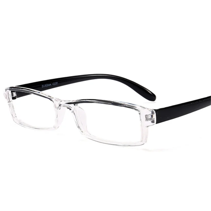 Ultra-light Reading Glasses Men Women Anti-fatigue Glasses Classic Resin Glasses for Sight Points+1.0 1.5 2.0 2.5 3.0 - Цвет оправы: Black