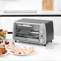 Homcom Four Électrique De Table 10 L 750W Température 230 ℃     36,5X26X22 cm Argent 2