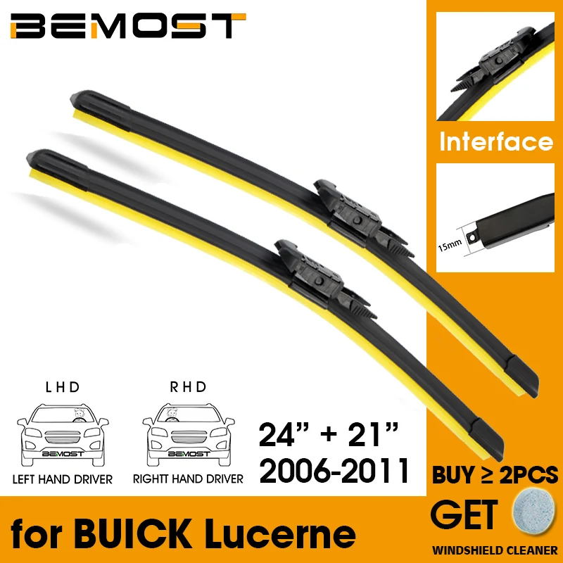 Car Wiper Blade Front Window Windshield Rubber Silicon Refill Wipers For Buick Lucerne 2006 2011