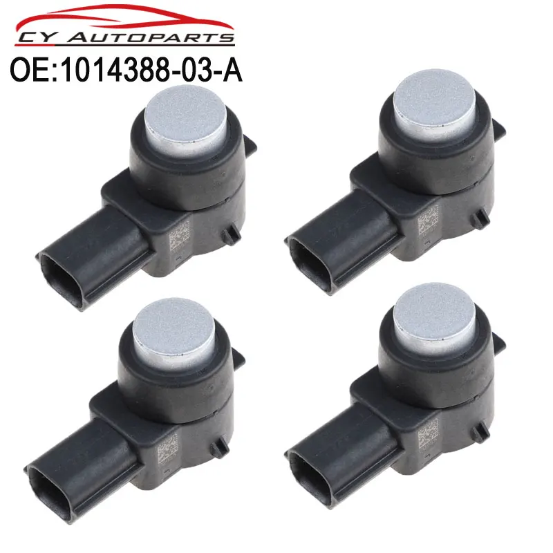 

Новый датчик парковки PDC для Tesla MODEL S 70 S P90D 1014388-03-A 101438803A 0263023003, радар заднего хода, 4 шт.