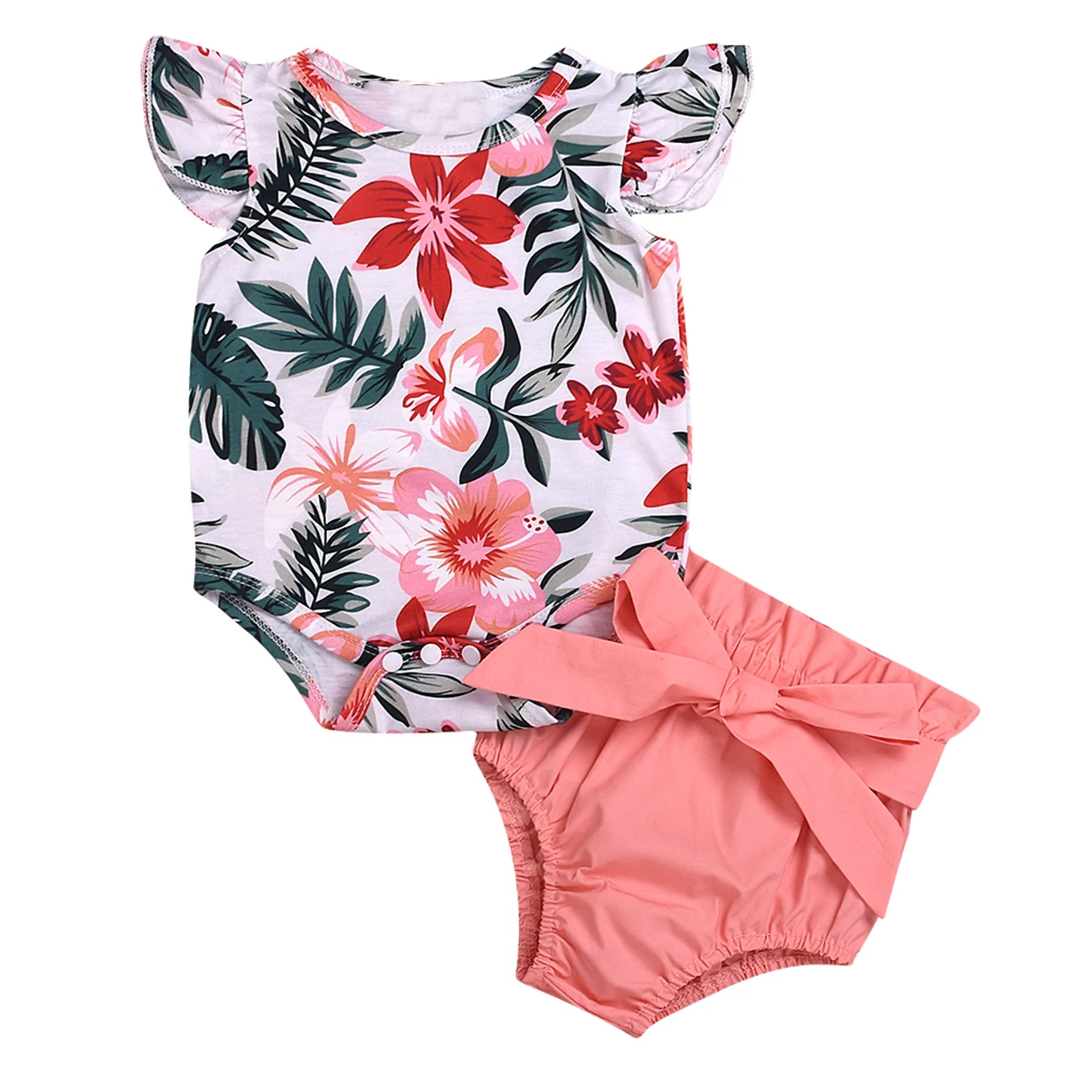 Летние модные милые носки для маленьких девочек в цветочном принте и летящими