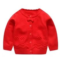 Свитер для девочек; детское вязаное пальто