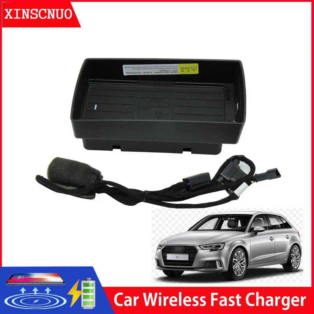 

Car Accessories For Audi A3 2014-2020 QI Wireless Charger Fast Charging Module Wireless Onboard Car Charging Pad