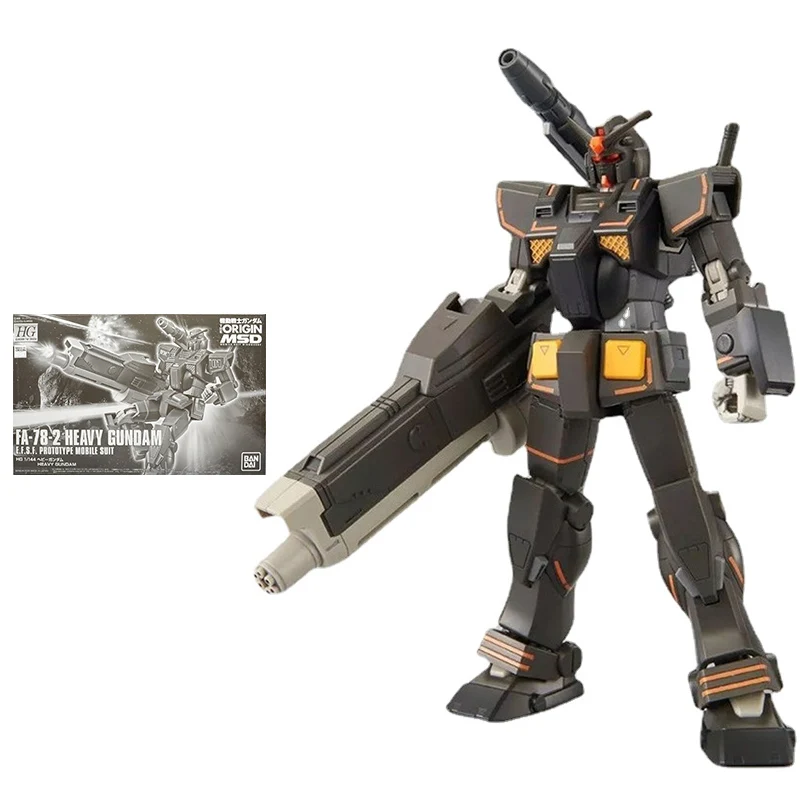 Bandai Gunpla Kit Anime Figure Hguc 1 144 Fa 78 2 Heavy Gundam Genuine Robot Model Gunpla Action Toy Figure Toys For Children Action Figures Aliexpress