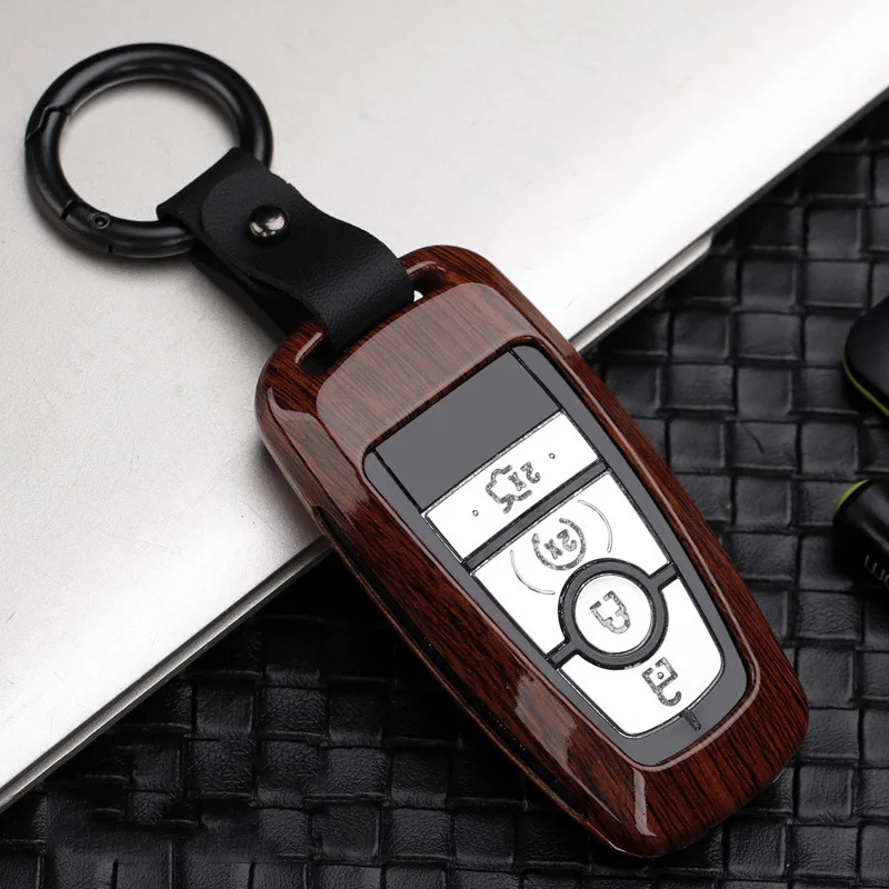 

Zinc Alloy Remote Control Car Key Case Holder Protector For Ford F150 Raptor 18