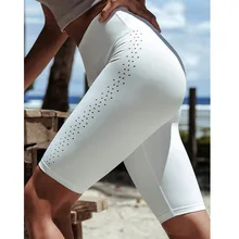 Спортивные шорты с высокой талией для женщин эластичные шорты фитнес-шорты Женщины Спортивные deportivo mujer pantalon corto deporte mujer