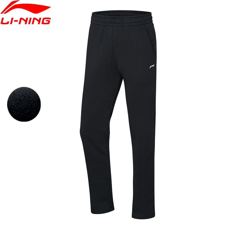 

Li-Ning Women Training Series Sweat Pants Warm Fleece Regular Fit 69% Cotton 31% Polyester LiNing Sports Pants AKLP456 WKY258