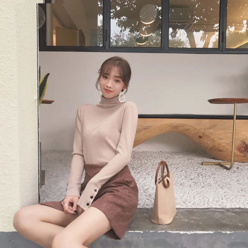 Pull femme nouveaute, свитер с высоким воротом, женский, Джерси, cuello alto mujer, pull col rouler femme, компьютерный трикотаж, 7351 50