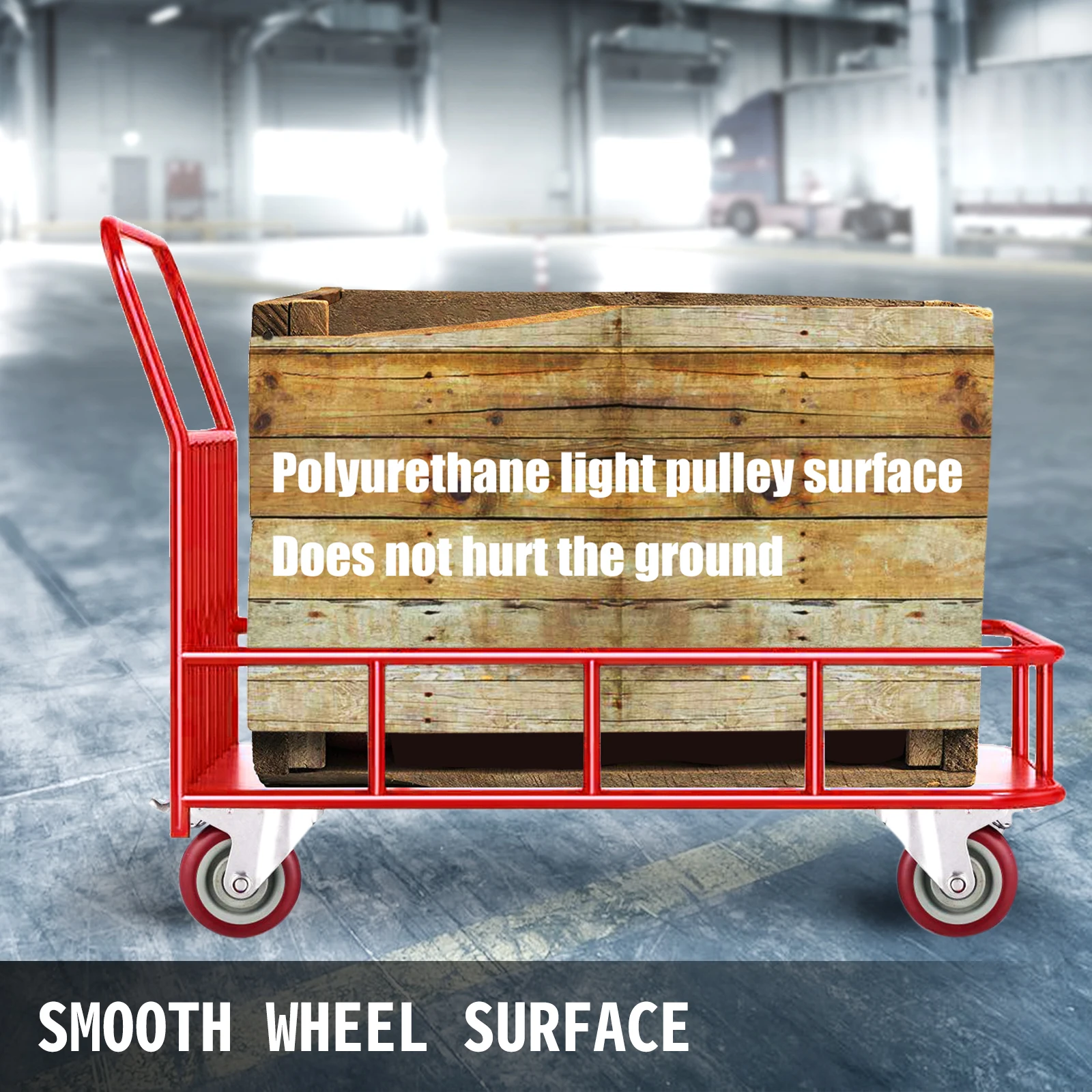 Polyurethane Swivel Caster Wheels with Lock Brake for Industrial Use