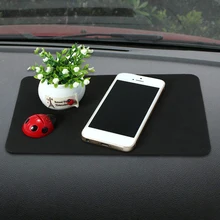 Автомобильный коврик на приборную панель, универсальный нескользящий коврик, нескользящая резиновая накладка для мобильных телефонов, солнцезащитные очки, ключи, монеты, 8,27 x дюйма, автомобильный стиль
