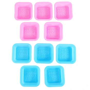 

10Pcs DIY Manual Mold 100% HAND MAKE English Word Multifunctional Soap Mold Making Supplies