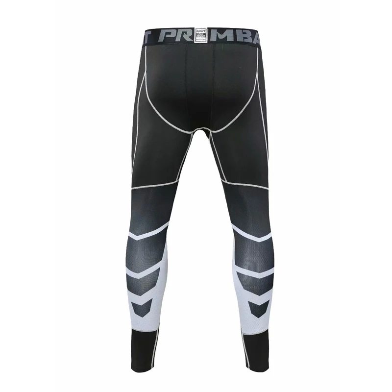 

Fitness Men's Running Tights High Elastic Compression Tights Kids Sports Leggings Quick Dry Gym Pants Sportswear Long Trousers