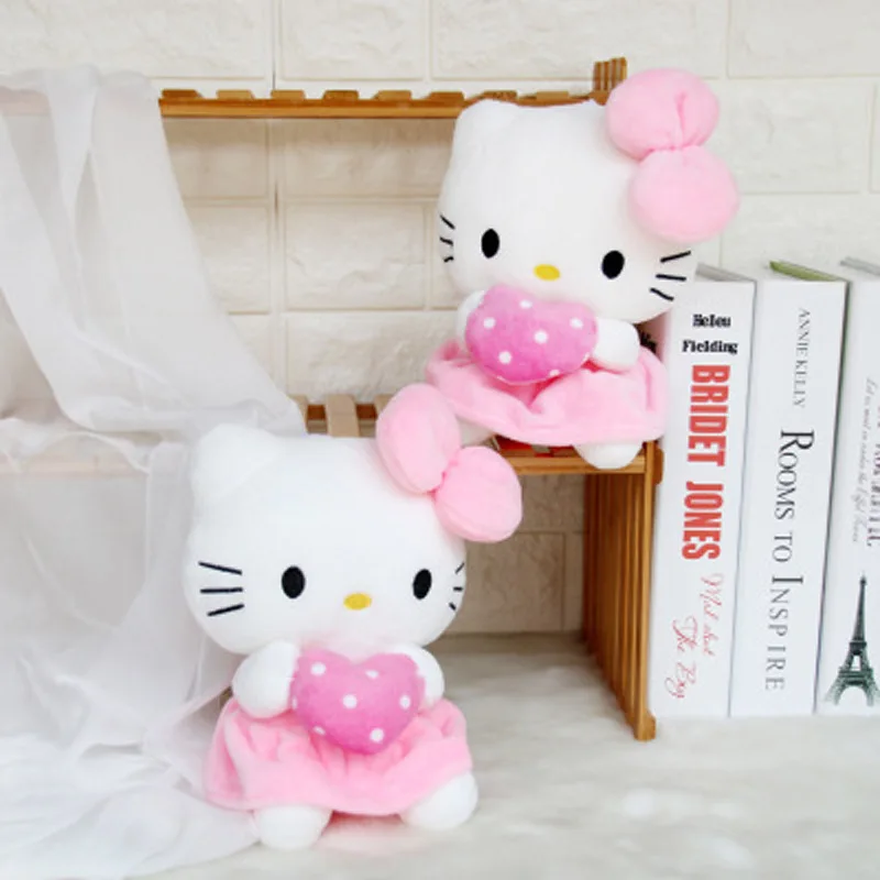 

Manufacturers Direct Selling Hello Kitty Plush Toy Doll Cute Pink bao heart·traeh kt Cat Doll Crane Machines Doll