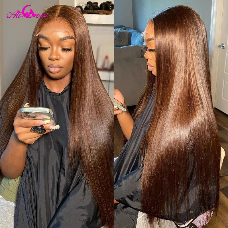 brown front lace wig