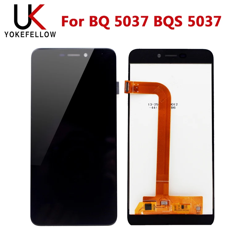 ЖК-дисплей для BQ 5037 BQ5037 BQ-5037 BQS Strike Power 4G ЖК-экран с сенсорным экраном в сборе |