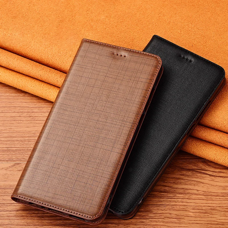 Чехол-книжка для XiaoMi Redmi Note 5 6 7 8 8T 9 9S Pro из натуральной кожи | Мобильные телефоны и