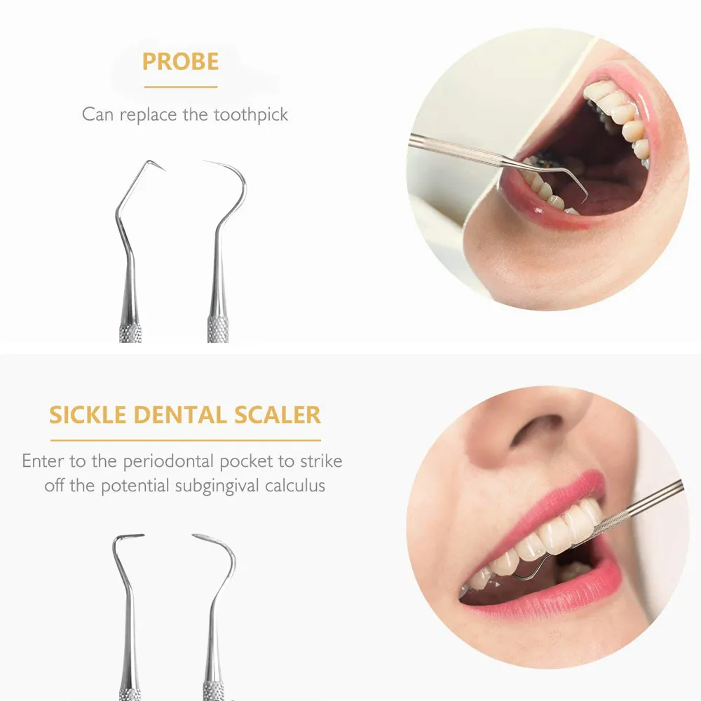 Набор стоматологических инструментов из нержавеющей стали, стоматологическое зеркало, стоматологический набор, стоматологический набор, стоматологический зеркальный инструмент, двусторонний стоматологический выбор, инструменты для подготовки стоматолога