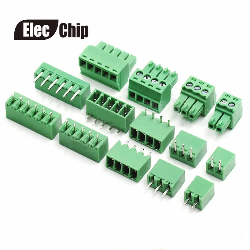 10 комплектов штепсельная вилка 15EDG/2EDG 3 5 мм + розетка 2P 3P 4P 5P 6P 7P 8P 10P 12P клемма