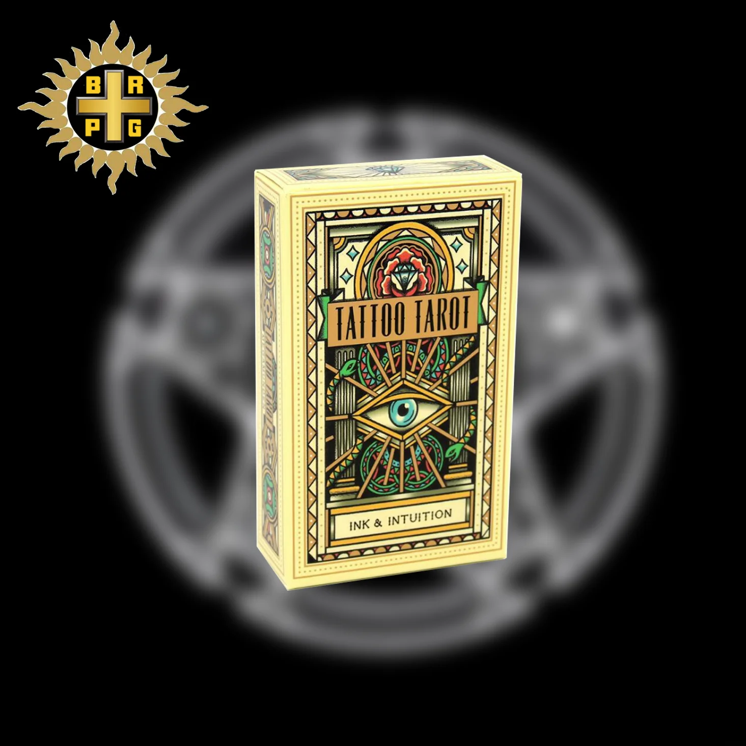 

BRPG Free Shipping TATTOO TAROT Cards All English Oracle Cards Divination Guide party Game Board Game Card With Bag With Cloth