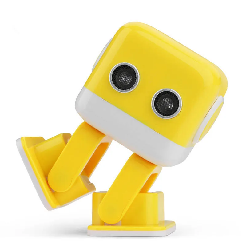 WLTOYS Cubee RC Robot Toy Smart Bluetooth Speaker Intelligent Musical Dancing Machine LED Face Desk Kids Gift Gesture Interative