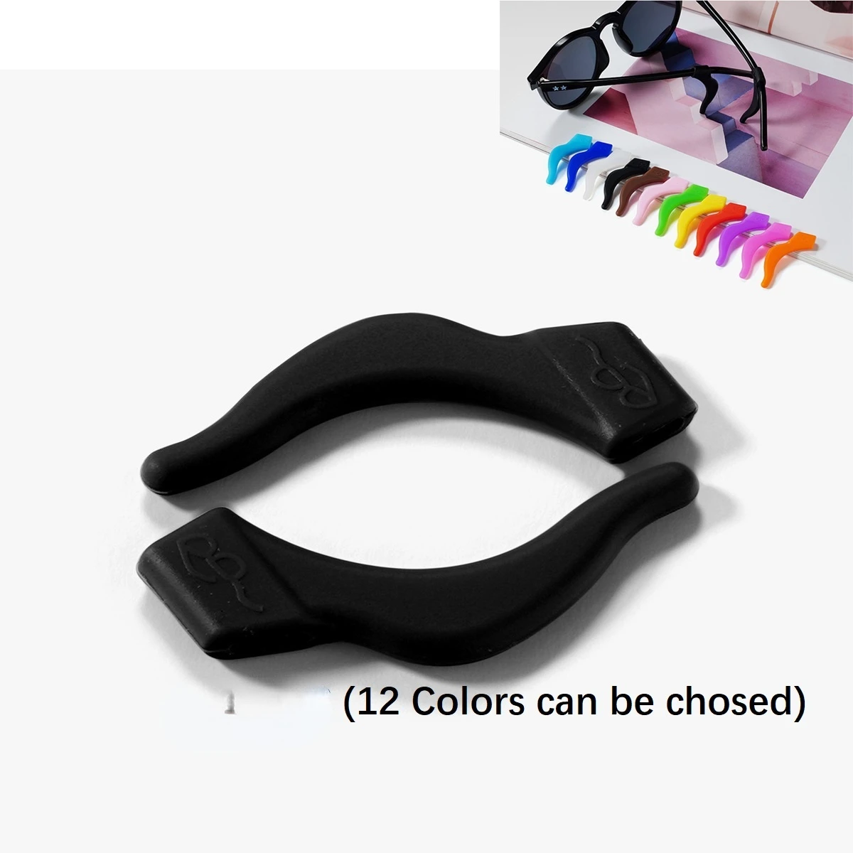 10Pairs Top Quality Silicone Anti slip Holder for Glasses Accessories Sports Eyeglass Temple Tip