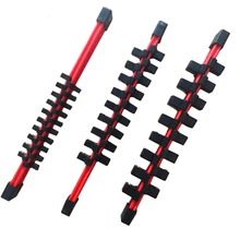 3 шт., 1/4, 3/8, 1/2, пластиковый набор направляющих для хранения гнезд, стойка, разделитель, рейка, лоток, держатель, кронштейны, полка, подставка, инструмент, органайзер, двухсторонний