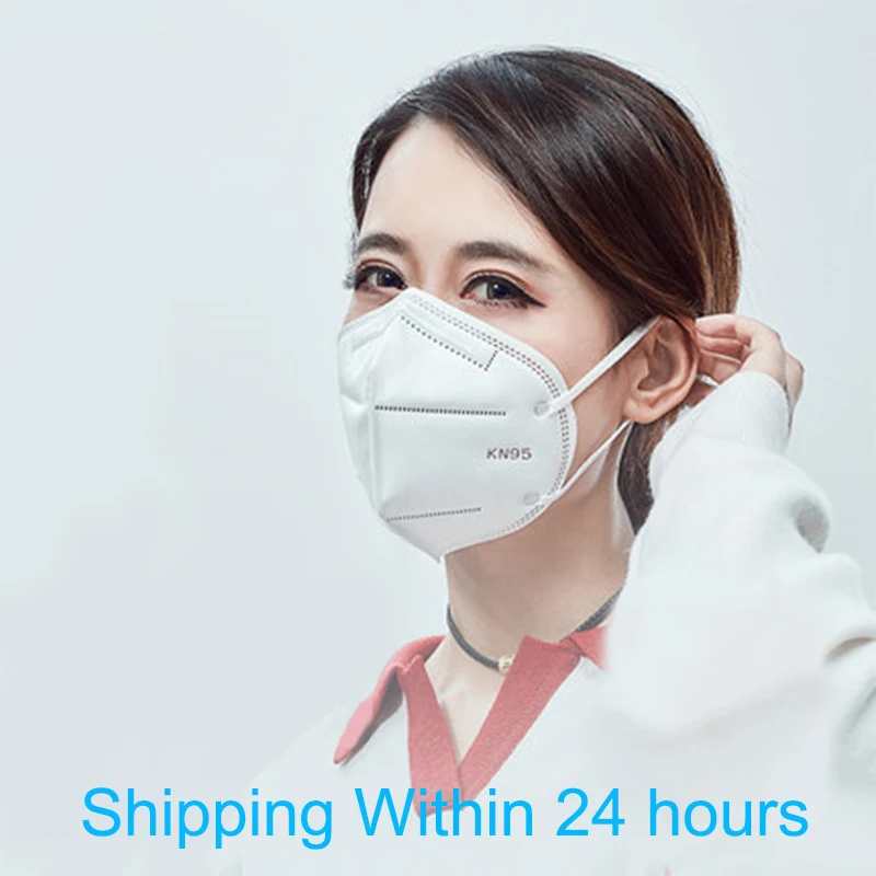 

KN95 5-Ply Anti-Haze Facial Protective Face Masks N95 Anti-Dust Fog Profession Safely Earloop Dust proof Face Mask Fast delivery