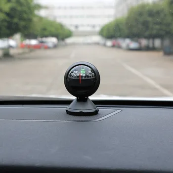 

AUTMOR Car Ornaments Plastic Navigation Compass Ball Automobile Vehicle Interior Decor Outdoor Direction Guidance Tool New HOT