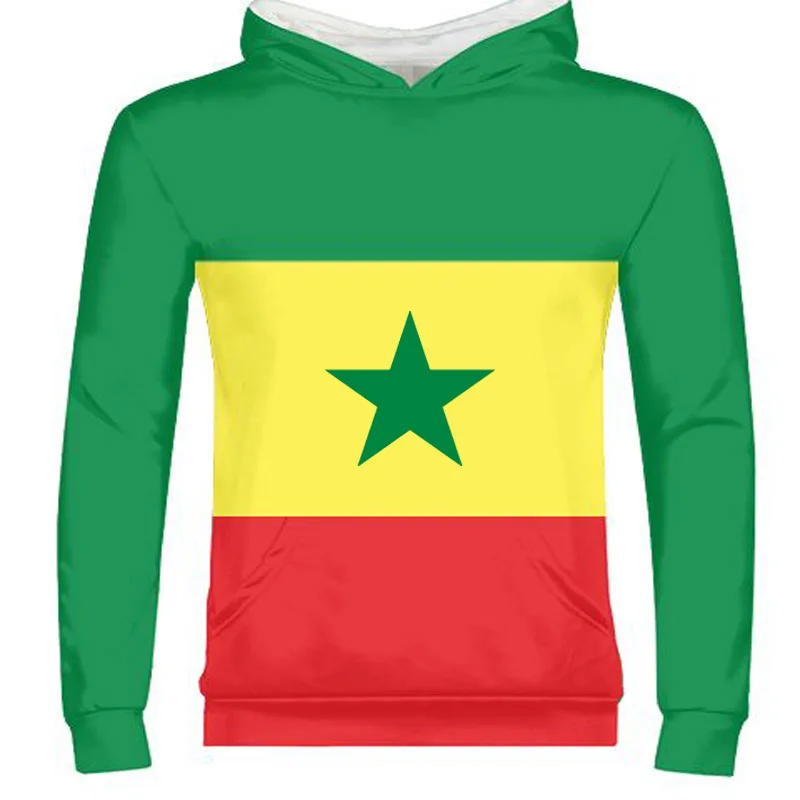 

SENEGAL male youth custom made name number sen zipper sweatshirt nation flag sn french country college print text photo clothes