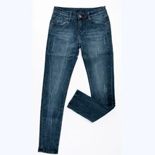 Узкие джинсы для женщин, обтягивающие джинсы со средней посадкой, женские синие джинсовые узкие брюки, Стрейчевые женские джинсы, брюки
