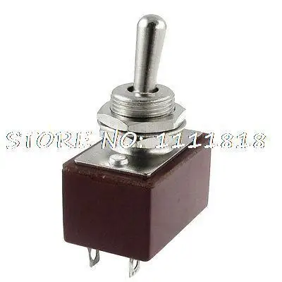 

AC 250V 3A On/Off 2 Position 2P1T DPST Toggle Switch 12mm Mounting Hole