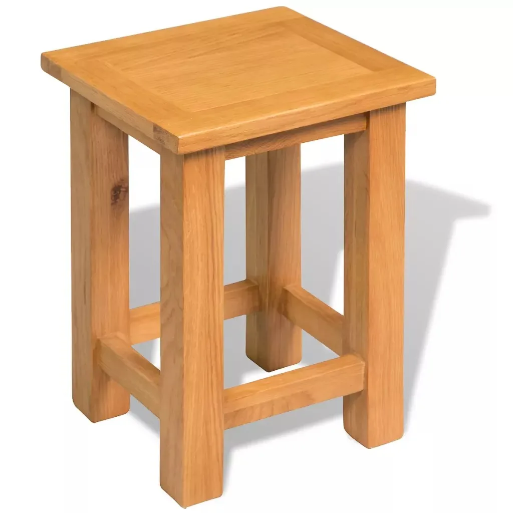 

VidaXL Small Functional End Table Solid Oak 27x24x37 Cm Wooden Side/End/Lamp/Coffee/Hallway Table Home Furniture V3