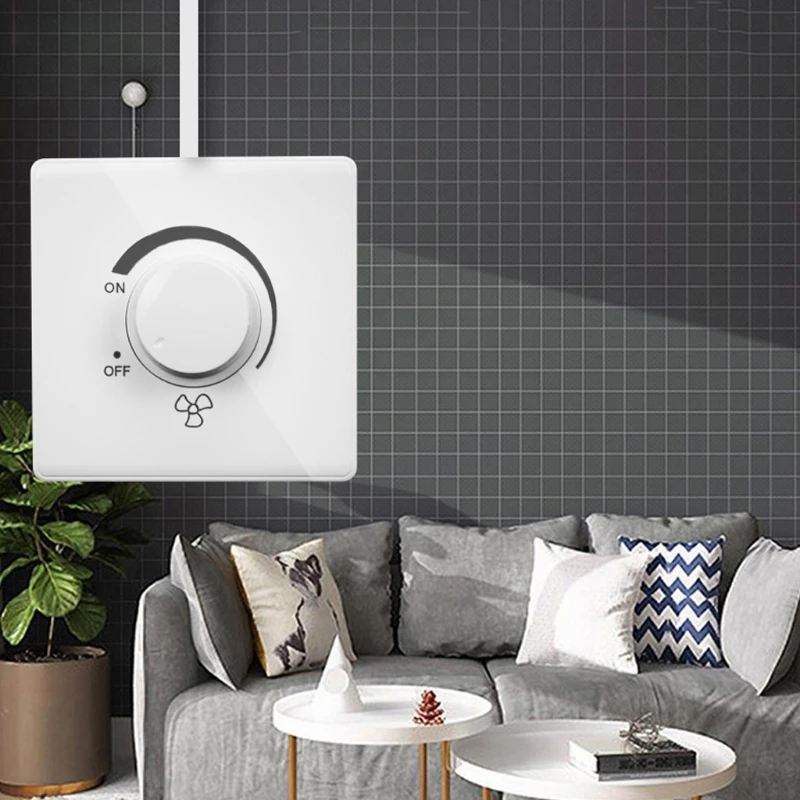 Ceiling Fan Speed Controller 86 Type Wall Switch 220V 10A