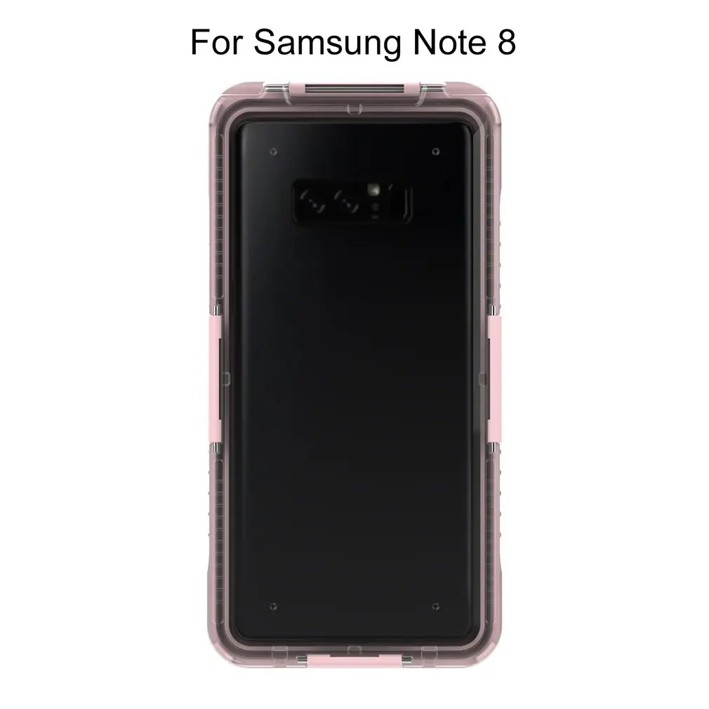 Waterproof Phone Cases for Samsung Galaxy S8 Plus Full Protective Silicone Case Note8 Shockproof Cover Capa | Мобильные телефоны и