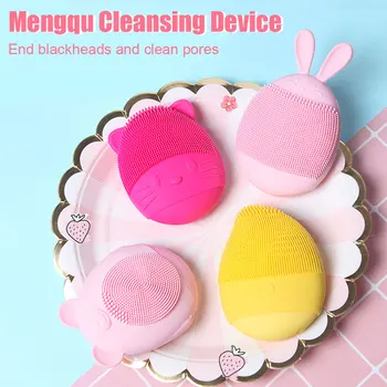 

Silicone Face Brush Electric Facial Cleanser Electric Facial Cleanser Clean Skin Deep Cleansing Massage Brush