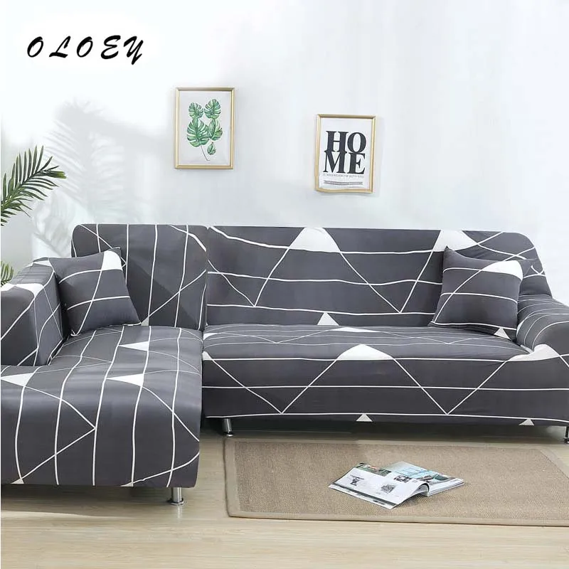 

Four Seasons Universal Corner Couch Slipcover Elastic Sectional Couch Covers Set Printing L Shaped Sofa Cover Housse De Canap